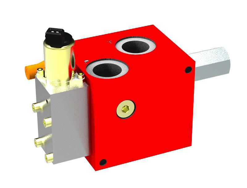 5.3 Fixed-displacement pump with integral 3-way pressure compensator (LVM3C.