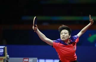 17 accounted for qualifier Mu Zi, as tension packed seven games duel (9-11, 11-6, 12-10, 5-11, 11-6, 1-11, 11-6).