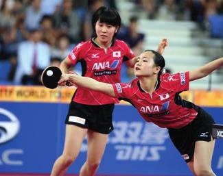 39 GOLD FOR MIU HIRANO AND MIMA ITO, YOUNGEST FINAL EVER Winners some seventh months ago at last year s prestigious Grand Finals in Bangkok, Miu Hirano and Mima Ito won the Women s Doubles title at
