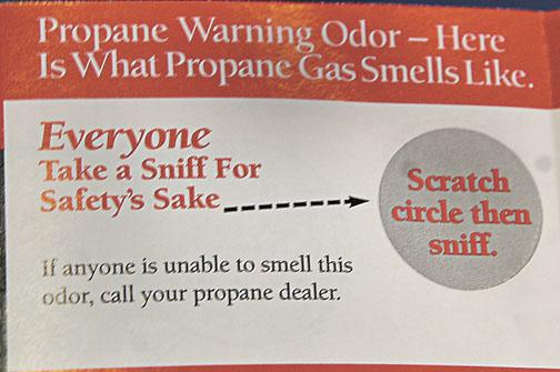 This should certainly be done at the time of first delivery and on any opportunity available thereafter. Scratch-N-Sniff pamphlets are a helpful tool in the education process as well.