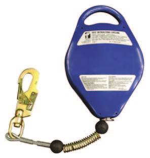 Spec Sheet for 7232 30' DuraTech Self-Retracting Lifeline Like Styles: 7232HW 30 Heavyweight SRL (Rated for 400lbs) 3/16 Galvanized cable has a tensile strength of 4,000lbs Aluminum housing and drum
