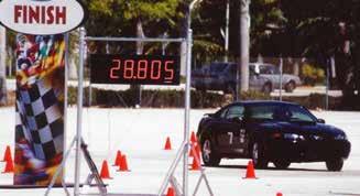 ET Display Timers Single Vehicle Elapsed Time Display Timers - E-Series AUTOCROSS The 6X32E and 4X32E, E-series Display Timers, combine the timing accuracy and precision of our most popular Elapsed