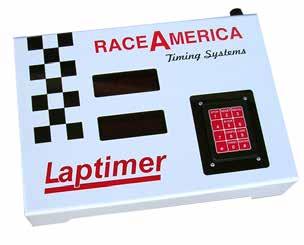 Lap Timers Single Vehicle Timers RACE TRACKS Display Timer - L Series RaceAmerica s L-series Display Timers combine the timing accuracy and precision of our most popular Elapsed Time Timing Systems