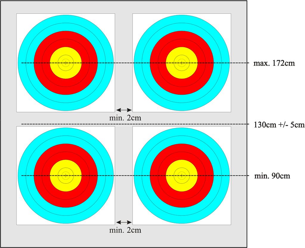 Image 5: 4 x 5-10 Scoring Zones Target Face 4 x 6-10 Scoring Zones