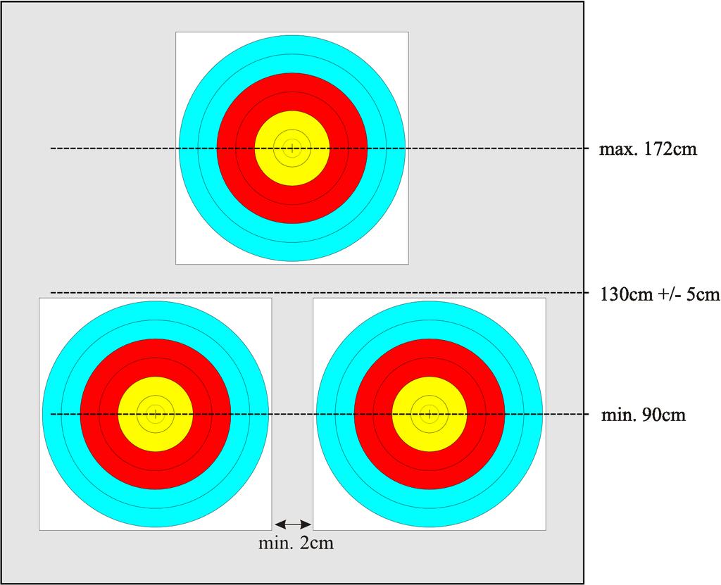 Image 8: 3 x 5-10 Scoring Zones Target Face 2 x 5-10 Scoring Zones Target Face with