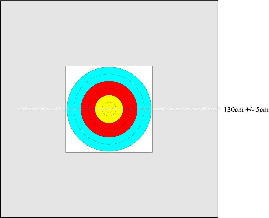 Image 10: 1 x 5-10 Scoring Zones Target Face Indoor target