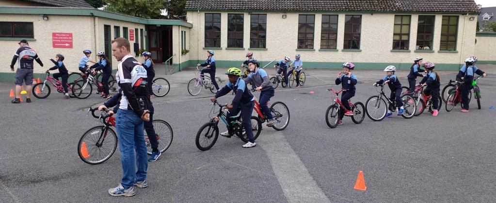 7. Moynalty Cycle Club worked with Carlanstown NS in delivering a day long workshop highlighting road safety, cycling in