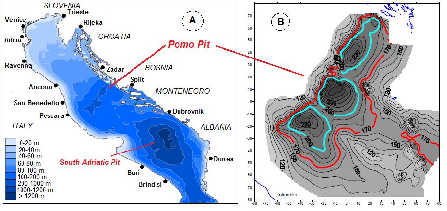 The Pomo Pit (also called Jabuka Pit) is one of the most important habitats for some shared demersal stocks of the Adriatic Sea.