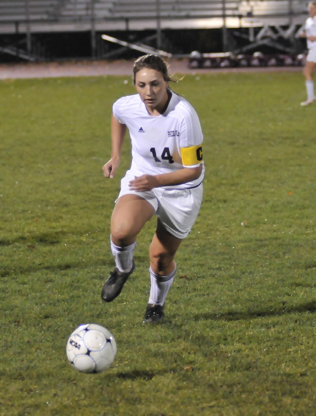 10, for two points on the season. Jenna Childs Year (2008): Played in 17 games, starting 11 of them.