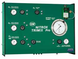 Nitrox / Trimix 59 Gas Blending Panels Using the partial pressure method, Nitrox and/or Trimix can be mixed and filled safely, easily and accurately using our Pro or Classic filling panels.