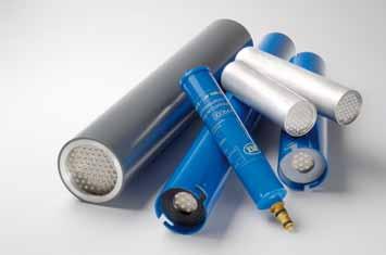68 Spare parts Filter Cartridges Filter cartridges are available for various applications and various gases. The tables below give an overview of the filter cartridges available.