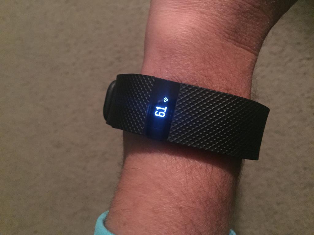 Figure 2.13: The Fitbit Charge 2 was worn by each participant to assess the accuracy of a commercial device in each activity.