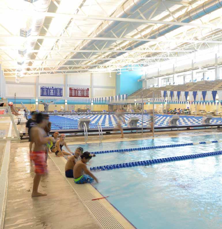 Program Westside Aquatics Center, Lewisville Independent School District Requirements Competition Swimming Long Course Short Course Spring Board Diving Spectator Seating Recreation Swimming Age