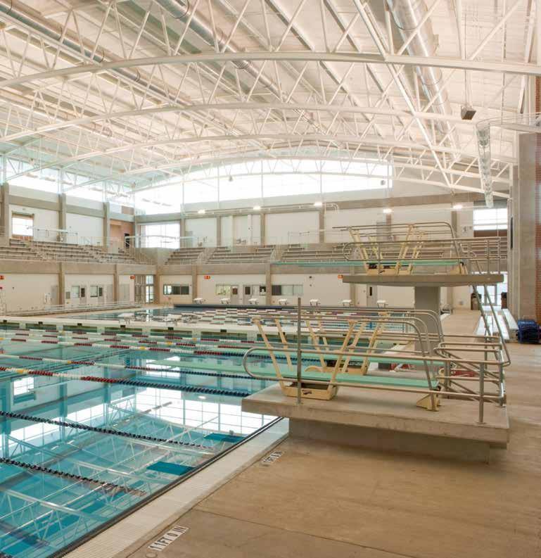 Design Considerations Spectator Seating Configurations Separation of Swimmers and Spectators Deck Arrangement, Deck Space for Meets Meet Support: Timing Booth location, Timing