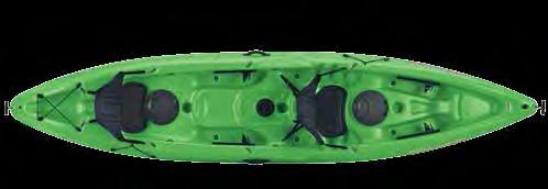 RECREATIONAL KAYAKS Bali 12 ss Sit-On Kayak Bali 13.5 ss Tandem Sit-On Kayak Tracks and paddles with ease while offering maximum stability P.A.C. (Portable Accessory Carrier) can be used as extra