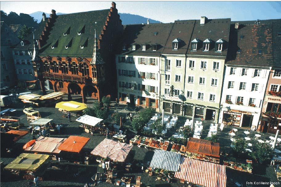 Cathedral Square in Freiburg AFTER