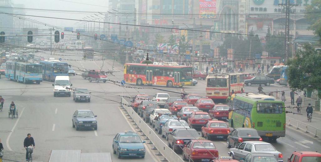 Roadway congestion and air pollution are increasingly