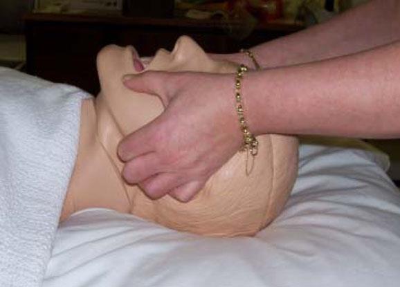 Jaw Thrust Maneuver If a victim has a head or neck injury use the jaw thrust maneuver to open the airway.