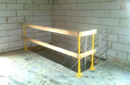 00 Stairsafe is the SAFEST stairwell platform due to its ease of use and optional guardrail