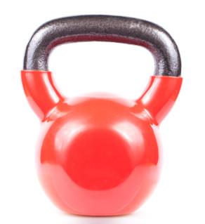 16 person lifts a 12 pound kettlebell in an exercise session. 1 pound = 0.
