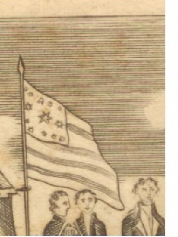 13 Star 13 Star US Flag 1789 Sandy Hook