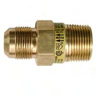 EXCESS FLOW VALVES 33 PART NO. UPC DESCRIPTION QTY LBS USE WITH 5/8" OD - Flare x FIP CSSC CONNECTOR MEU1-10-12 P 026613117003 5/8" OD (15/16-16 Thread) Flare x 3/4" FIP - Brass (1560 capsule) 5 1.
