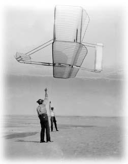 The Wright Brothers 1902 Glider was their third unpowered aircraft. It was flown repeatedly at Kitty Hawk during 1902 as a kite and as a piloted glider.