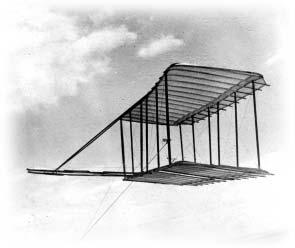 The Wright Brothers 1900 aircraft was flown repeatedly at Kitty Hawk, North Carolina, during the fall of 1900, mostly as a kite but also as a piloted glider.