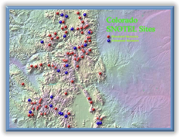 Typical NRCS Snotel Site