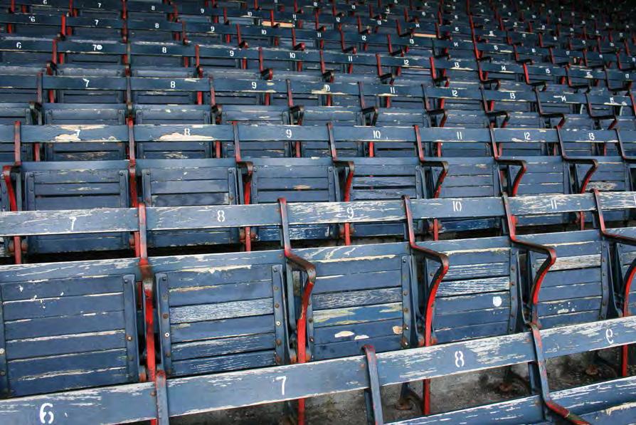 Old Fenway Grandstand Seats