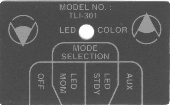 SWITCH OPERATION (continued) ROTARY MODE SELECTOR / PUSH-BUTTON: The M3-LED comes with a rotary Mode Selector Switch with push button functionality.
