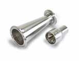 with valve/thermowell For liquids For gases For coectig the coaxial compoets / 8" to 6" (3,8 x 0,56 mm to 52,40 x 2,77 mm) DN 8 to DN 200 (3,50 x,60 mm