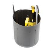 4 kg) Hook and Loop 1 Hard-Body Safe Bucket Insert Converts a