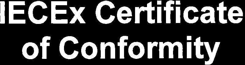 IECEx Certificate 20r4.06-06 lssue No.