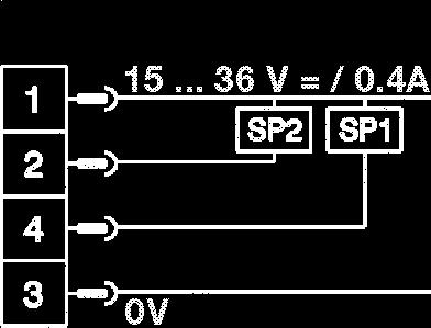 analog output 1 analog output SP2 = 2 / U+ = 1 U- = 3 SP1 = 4 U+ = 1 U- = 3 SP1 = 4 SP2 = 2 S+ = 5 S+ = 2 Ingress