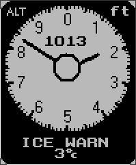 Carburetor ice warning Carburetor ice warning is based on a LM335 semiconductor temperature probe connected to terminals WT (red wire) and ground (green wire).