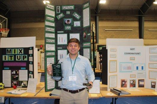 Regional Science Fair Results High School Division Behavioral Science Justin Dean (1 - State Qualifier, 2nd Alternate to International Science Fair, Special Award for Psychology)