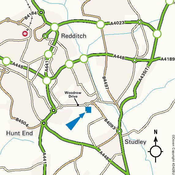 Directions to Alexandra Hospital, Redditch (Nearest A+E) Turn left out of the club onto Forshaw Heath Lane 4 miles bear left onto the Birmingham Rd A435, entering Mappleborough Green At roundabout