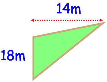 ! Area of a Triangle Video 49 on Corbettmaths Question 4: Shown below is a triangular