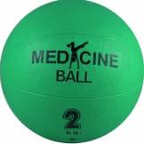 Unlike weight machines that are bolted to the floor and give a limited unnatural movement, the medicine ball provides
