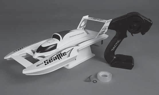 Introduction Thank you for purchasing the AquaCraft Miss Seattle Hydroplane. We want the time you spend with your new RC boat to be fun and successful so please fully read the manual.