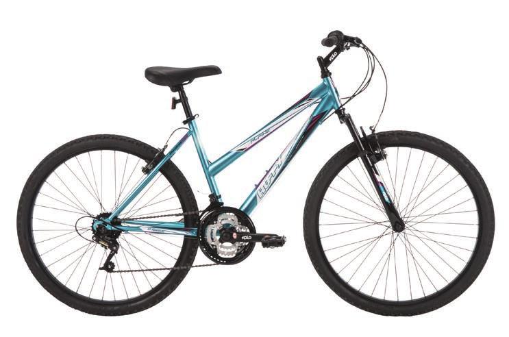 26 & 24 Bicycles - Ages 12 to adult 20 Bicycles - Ages 5 and up ALPINE 26 Mens MTB COLOR: Metallic crimson FORK: Kolo suspension SHIFTING: 18-speed, twist SEAT: