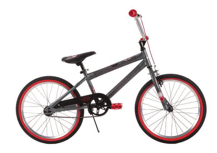 26 & 24 Bicycles - Ages 12 to adult 20 Bicycles - Ages 5 and up STAR WARS EPISODE VII 20 Boys Bicycle COLOR: Matte galaxy gray FORK: Steel unicrown with leading edge dropouts BRAKES: Front handbrake