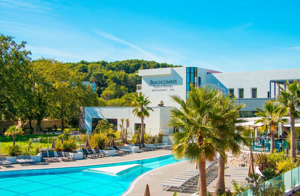 THE 4 * HOTEL The Beachcomber «French Riviera», minimalism & elegance in one location 155 ROOMS 11 SEMINAR