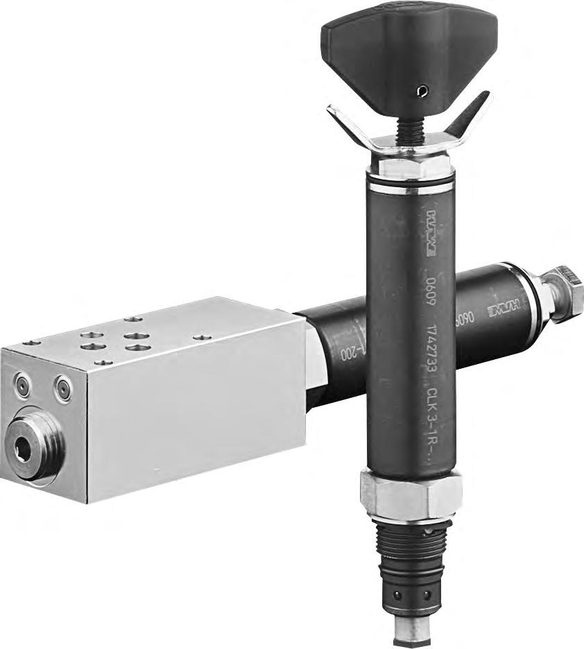 Pressure-reducing valve type CDK Product documentation Screw-in valve