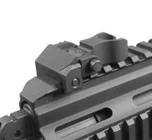 The rear TROY sight installs similar to the front sights.