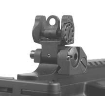 Generally the large aperture works best for alignment with the front sight and for short and medium ranges.