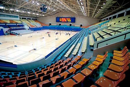 National Olympic Sports Center Gymnasium The recently renovated 17-year-old National Olympic Sports Center Gymnasium with an expansion of 6,300 seats will host the 2008 handball games and final and
