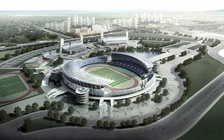 seats 56,000 spectators. The sports event is expected to attract the attention of the people of the world.