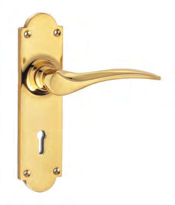 door fittings >> 1 lever furniture stafford Code Backplate Option: 1745 152 x 41mm 1746 100 x 41mm 1747 210 x 50mm Arched 2160 165 x 41mm Arched 2161 100 x 41mm Arched Latch 2200 240 x 26mm 2220 305